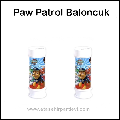paw patrol baloncuk